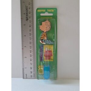 Vintage Peanuts Linus van Pelt Happee Teeth Toothbrush World Trend 15024 Sealed